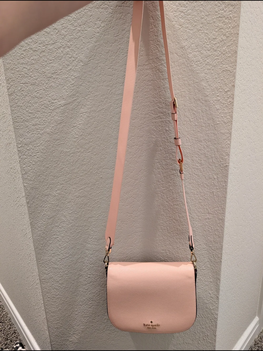 kate spade Blush Pink Leather Crossbody Bag